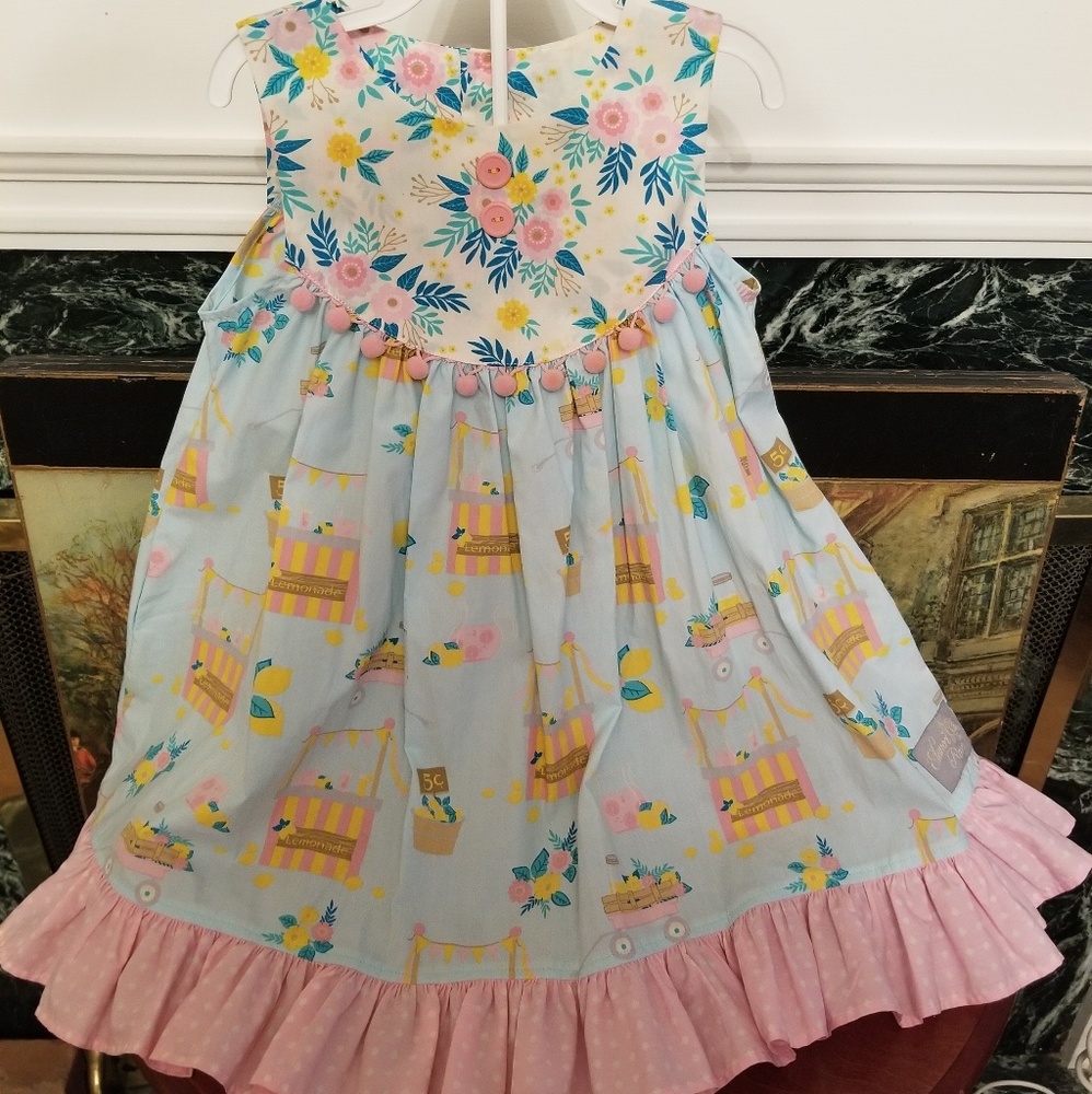 Eleanor Rose Lemonade dress 5-6